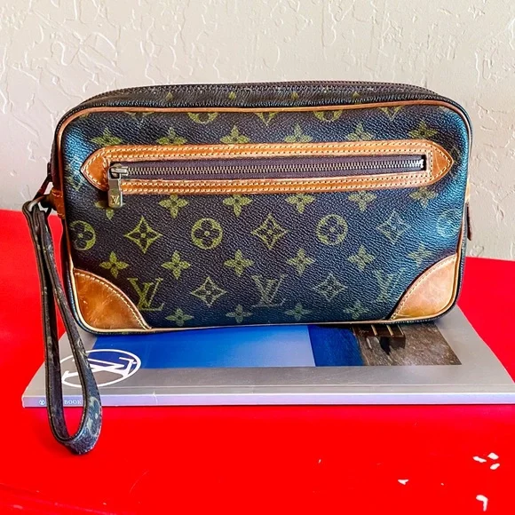 Louis Vuitton Vintage Monogram Marly Dragonne GM‎ Authentic with Strap