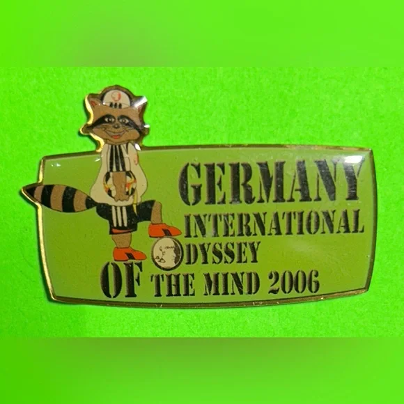 Germany International Odyssey of the Mind 2006 Collectible Enamel Pin - Green