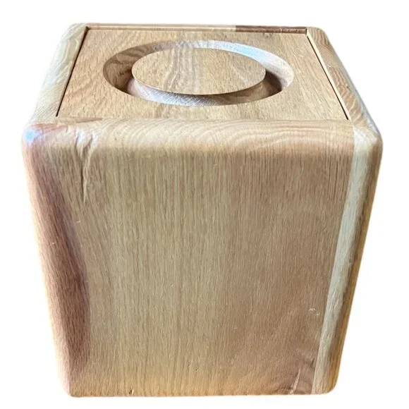 Vintage Butcher Block Ice Bucket