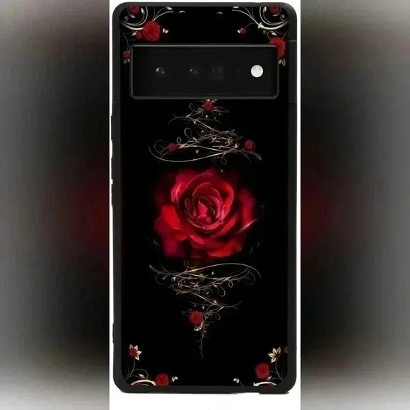 Google Pixel 6 Pro Case-Red Rose (NWT)