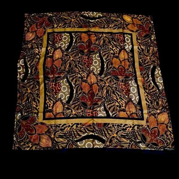 Adrienne Landau Studio Large Signed Silk Scarf