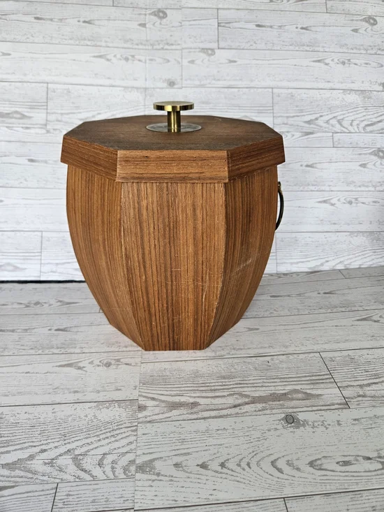 Vintage Mid-Centurty Teak Ice Bucket