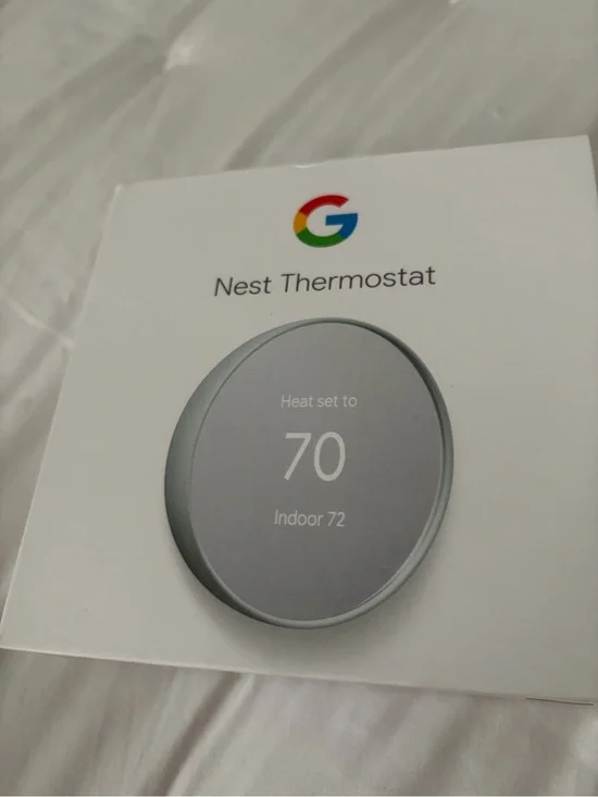 Google Nest Thermostat Silver/Gray
