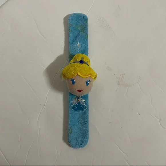 Vintage Blue Disney Cinderella Slap Bracelet