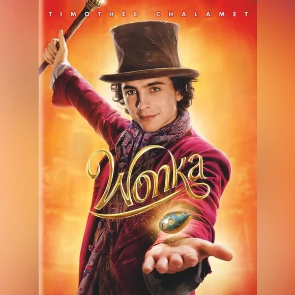 “Willy Wonka” Charlie Chocolate Factory Golden Ticket Timothée Chalamet Earrings