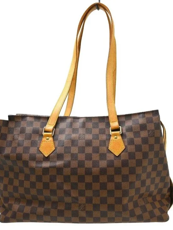 LOUIS VUITTON DAMIER COLOMBINE SHOULDER TOTE BAG
