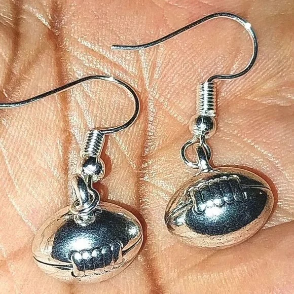 Super cute football sports earrings for women and kids