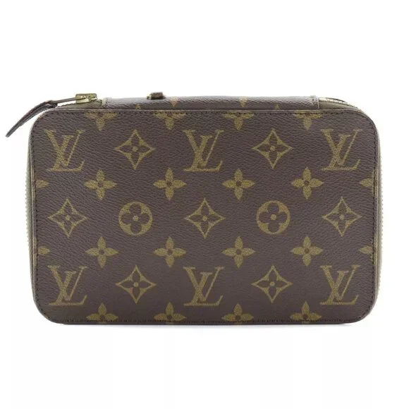 LOUIS VUITTON Posh Monte Carlo Pouch M47350 Jewelry case Monogram canvas u...