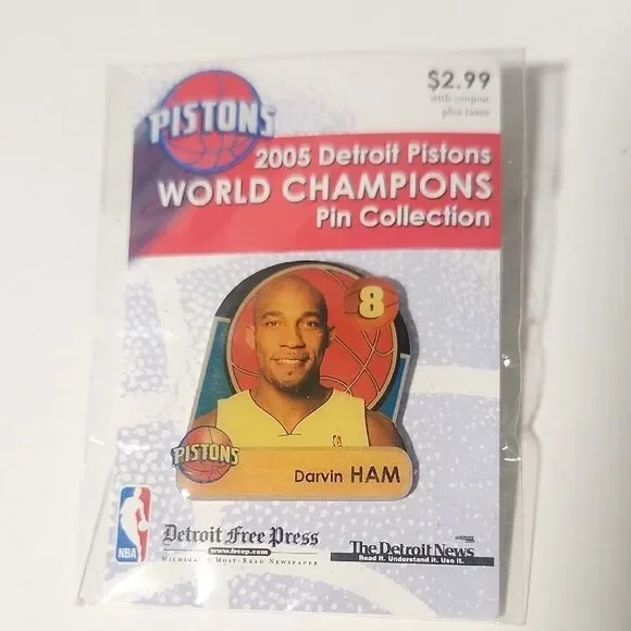 Detroit Pistons 2005 World Champions Pin