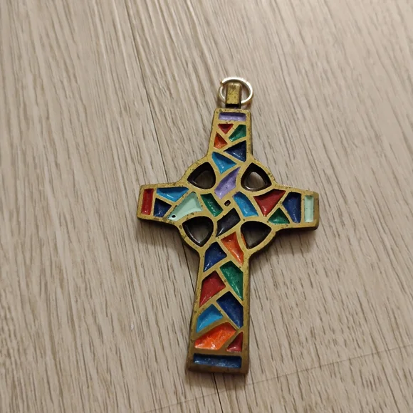 Vintage Terra 1969 Cross Pendant