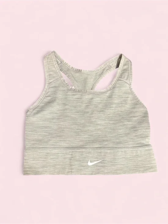 Nike Light Gray Racerback Sports Bra