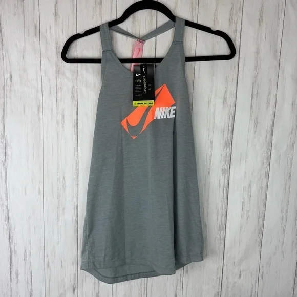 Nike NWT Gray and Peach Tank Top
