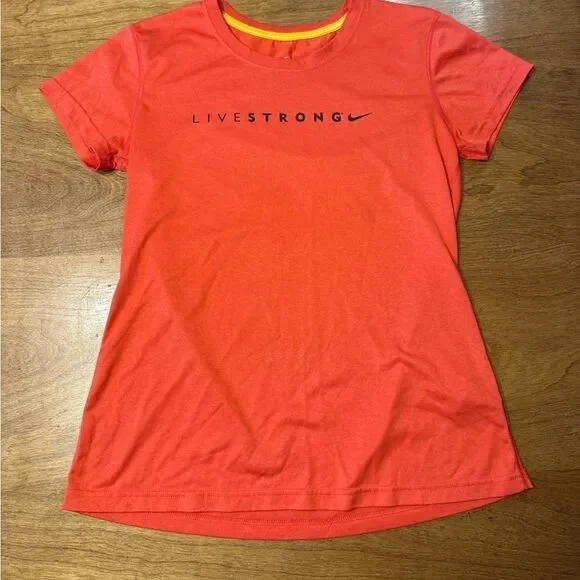 Nike Dri-FIT Live Strong Red/Orange Shirt