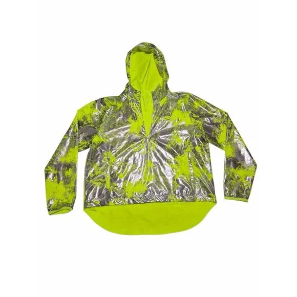 Nike Air Women's Running Pullover Jacket DJ8642 702 Volt Size L Large