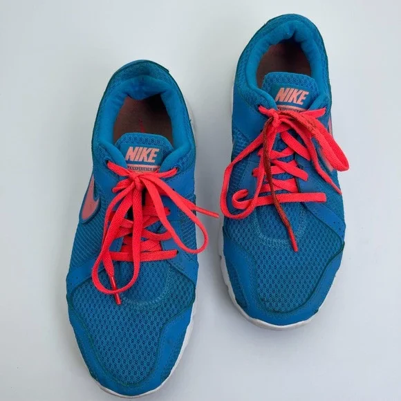 Nike Flex Experience RN 2 599548-400 Sneakers‎ Women's US 6.5 Blue Running Shoes