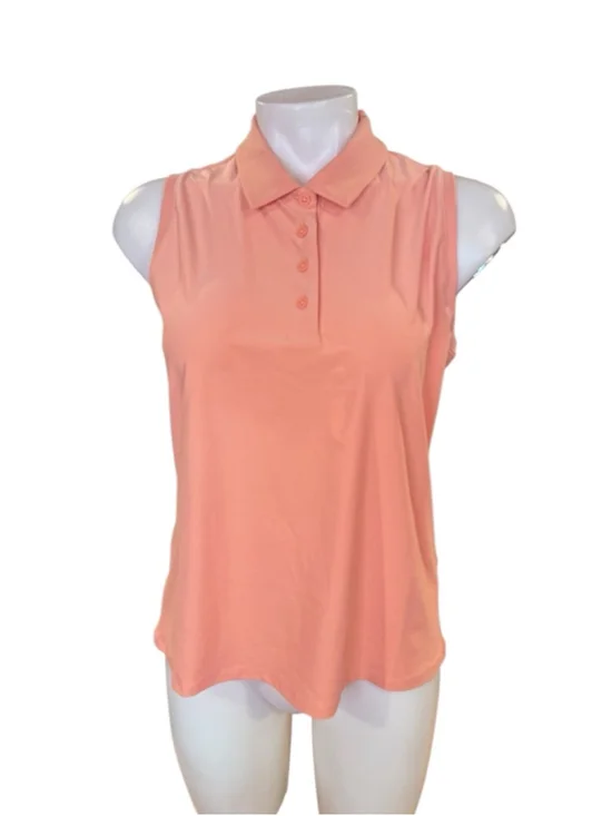 Women's Nike Peach Sleeveless Polo XL