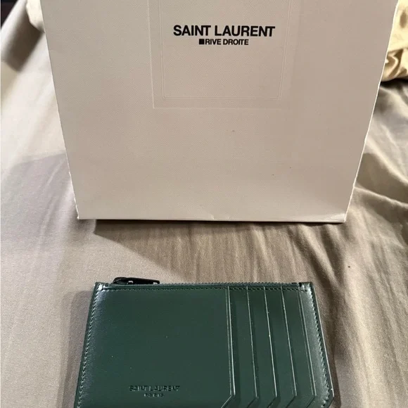 Saint Laurent Green Card Holder