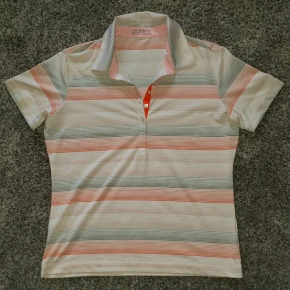 NIKE| Golf Striped Polo Tshirt