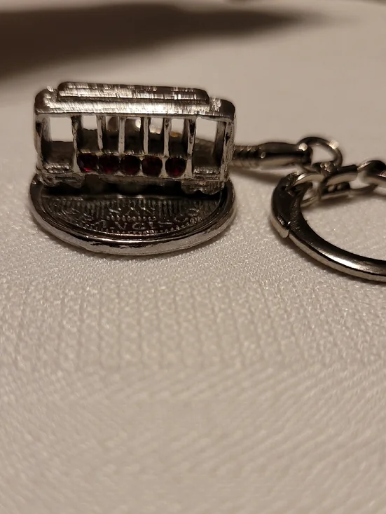 Vintage San Fransisco Cable Car Keychain