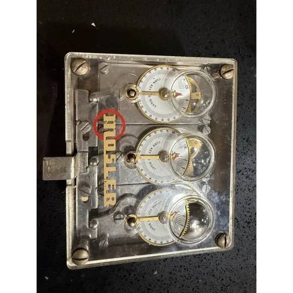 Mosler triple movement bank vault time lock