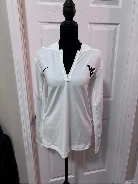 Nike White WV Football Jersey Pullover