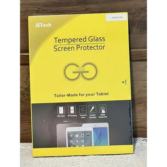JETech‎ Tempered Glass Screen Protector for iPad 10.2'