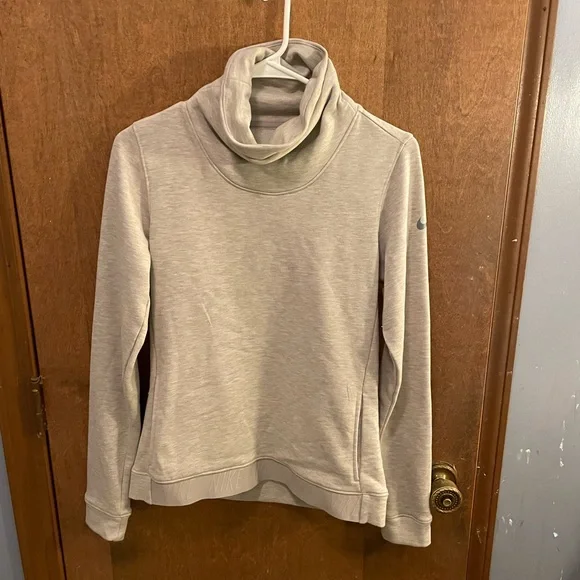 Nike dri-fit turtleneck sweatshirt grey‎ XS