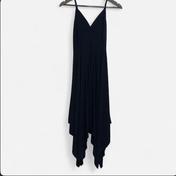 Urban Rose Asymmetrical Black Spaghetti Strap Dress Juniors Size Medium