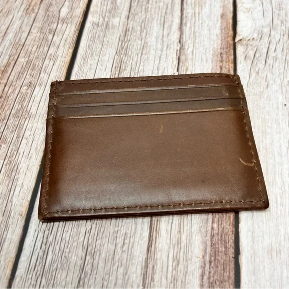 Brown Genuine Leather Card Holder