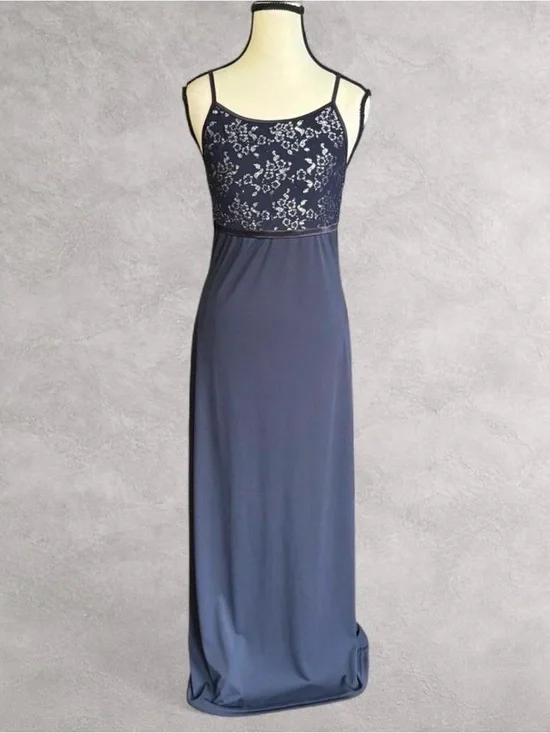 Vintage Byer Too! California Navy Maxi Dress - Medium