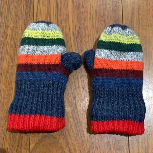Gap Striped Mittens XS/S