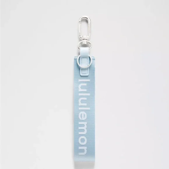 Lululemon Never Lost Keychain- Foam Cloud/Pink Pearl/Silver