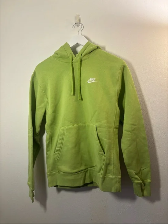 Nike Lime Green Pullover Hoodie Size XS
