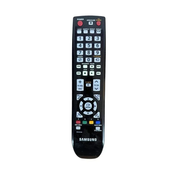 Samsung TV‎ DVD Blu Ray Remote Control AK59-00104K Black