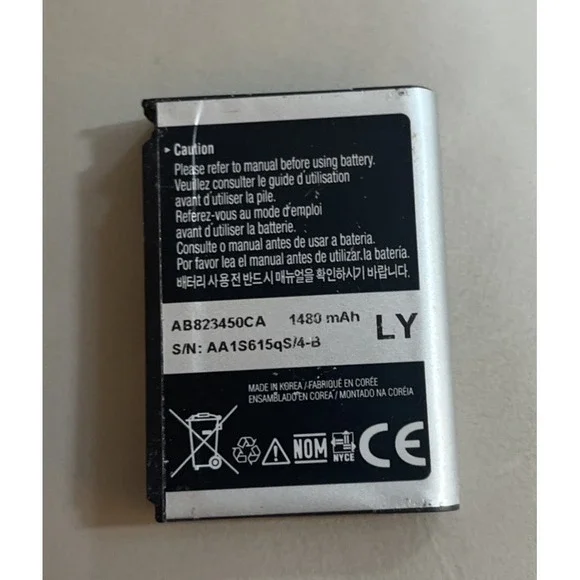 Samsung AB823450CA 1480mAh Standard Battery Jack i637 Intrepid i350 B7320