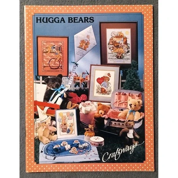 Craftways Hugga Bears Cross Stitch Pattern Booklet