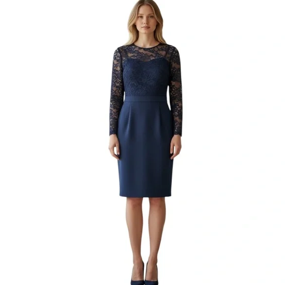 Romeo + Juliet Couture Dress Lace Bodice Medium