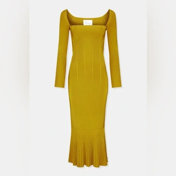 Galvan London Atalanta Long Sleeve Dress XS