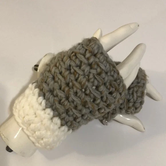 Wrist Warmers, Fingerless Mittens, Texting Gloves, Hand Warmers Handmade crochet