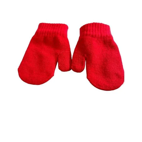 Wonder Nation Baby Toddler Mittens Red Size OS