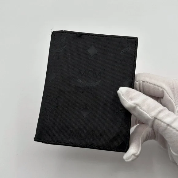 MCM Black Wallet bi fold wallet for Men