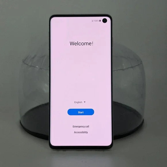 Samsung Galaxy S10 Smartphone 128gb Prism White Verizon SM-G973U READ