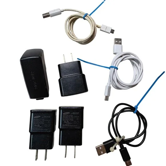 Samsung Wall Charger Lot 4 Blocks 3 ETA-U90JBE ETA0U61JBE Micro-USB USB-C Z4