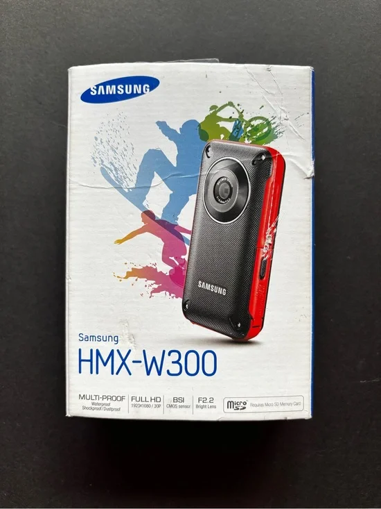 Samsung HMX-W300 Waterproof Full HD Pocket Camcorder | Open Box