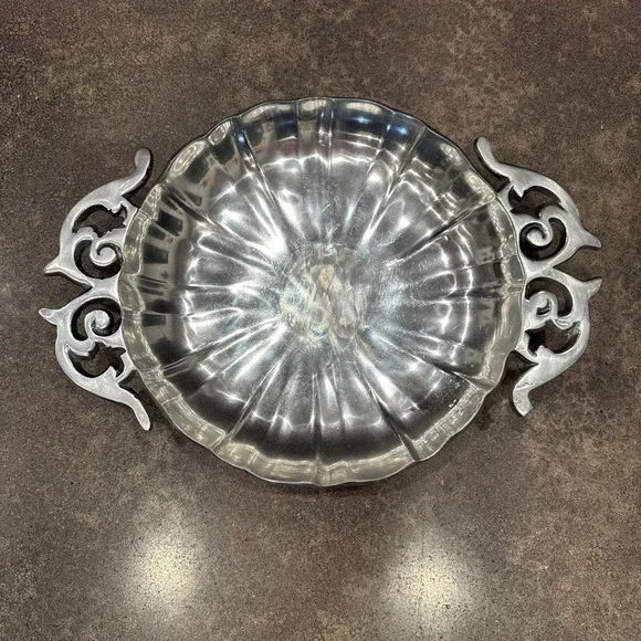 13.25‎ inch Pewter bowl