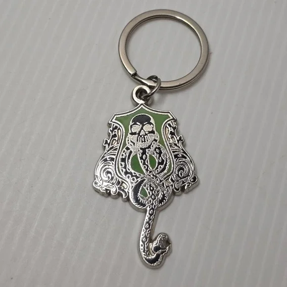Harry Potter Dark Mark Keychain Universal Orlando Skull Snake Metal