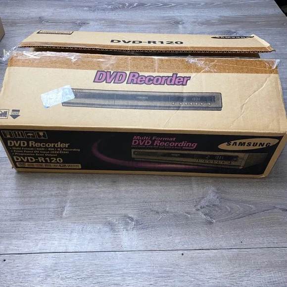 Samsung DVD-R120 Multi Format DVD Recorder Silver Open Box DV Input IEEE1394