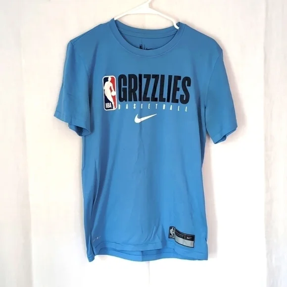 Nike NBA Grizzlies Light Blue Tee Size Small