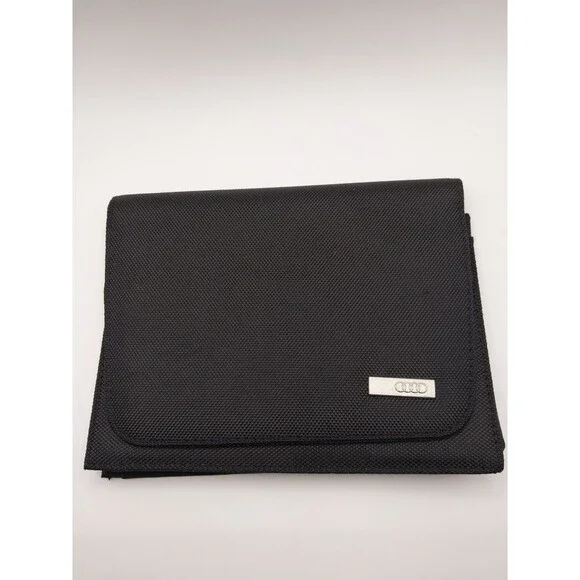 Audi Manual Cover Black Fabric Car Manual Holder Document Organizer Pouch Vehicl