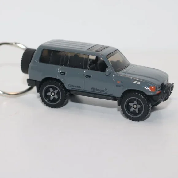 Hot Wheels Hot Trucks 1990 Land Cruiser 7/10 CUSTOM keychain